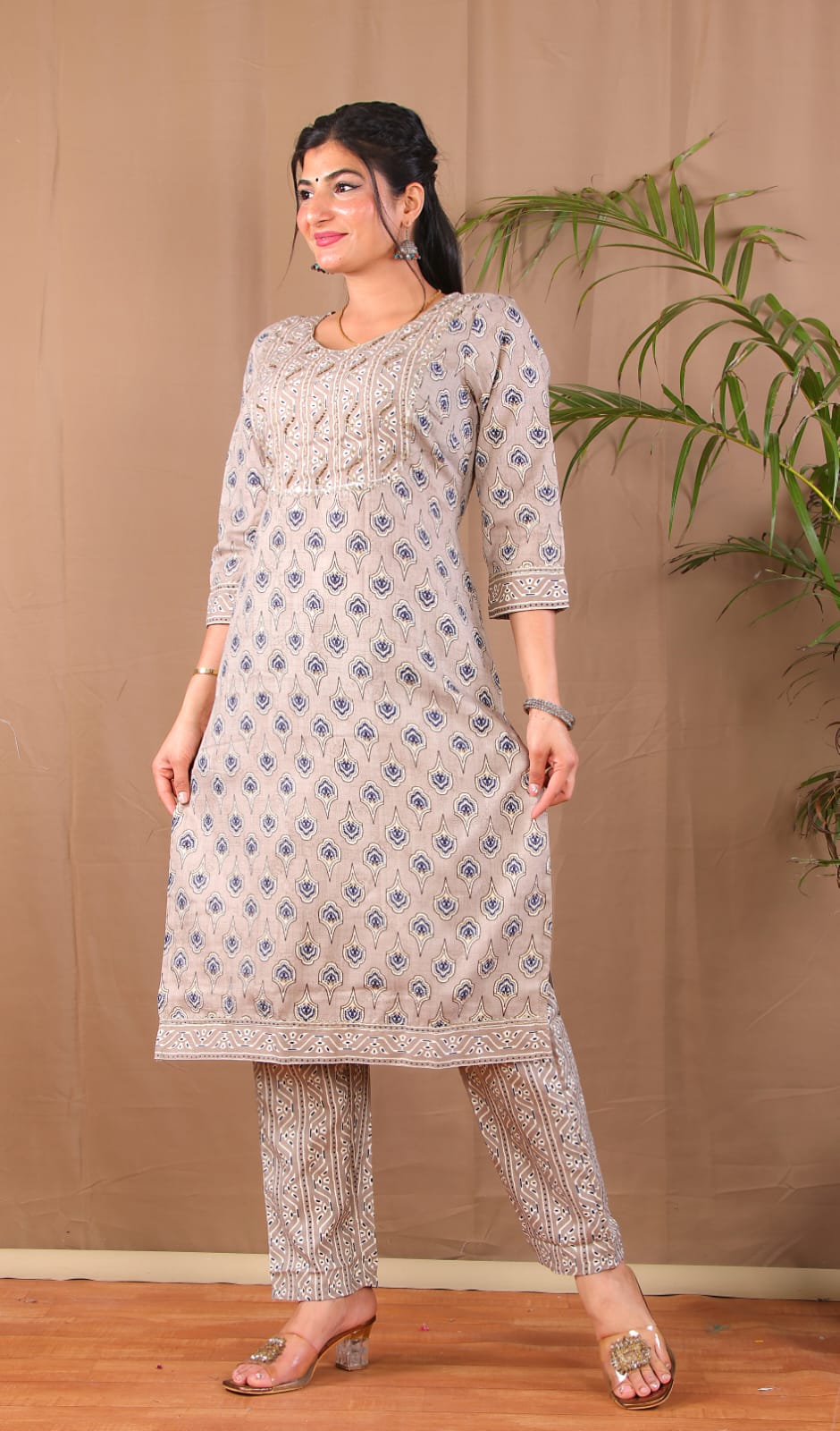 Grey Kurta Pant