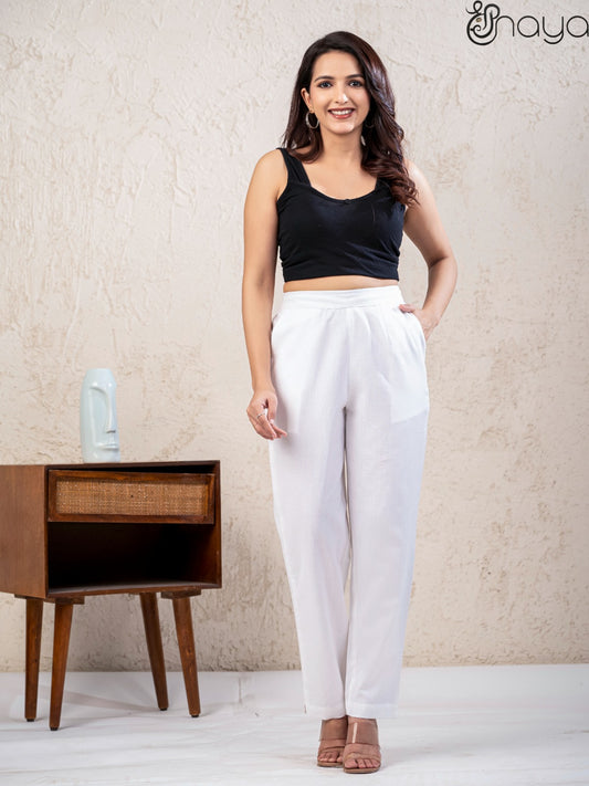 White Linen Pants